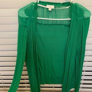 Green Cardigan for Saint Patrick’s day!